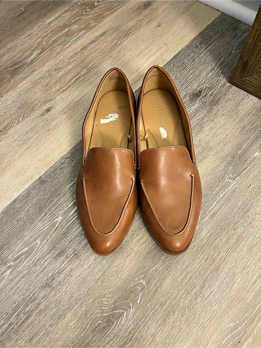 Aerosoles Brown Leather-Look Loafers